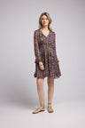 62228/439 FLEURS MULTICOLOR MARINE
