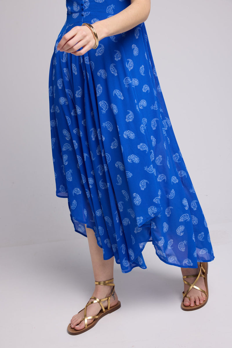 ROBE 62279/1079 BANDANA BLEU