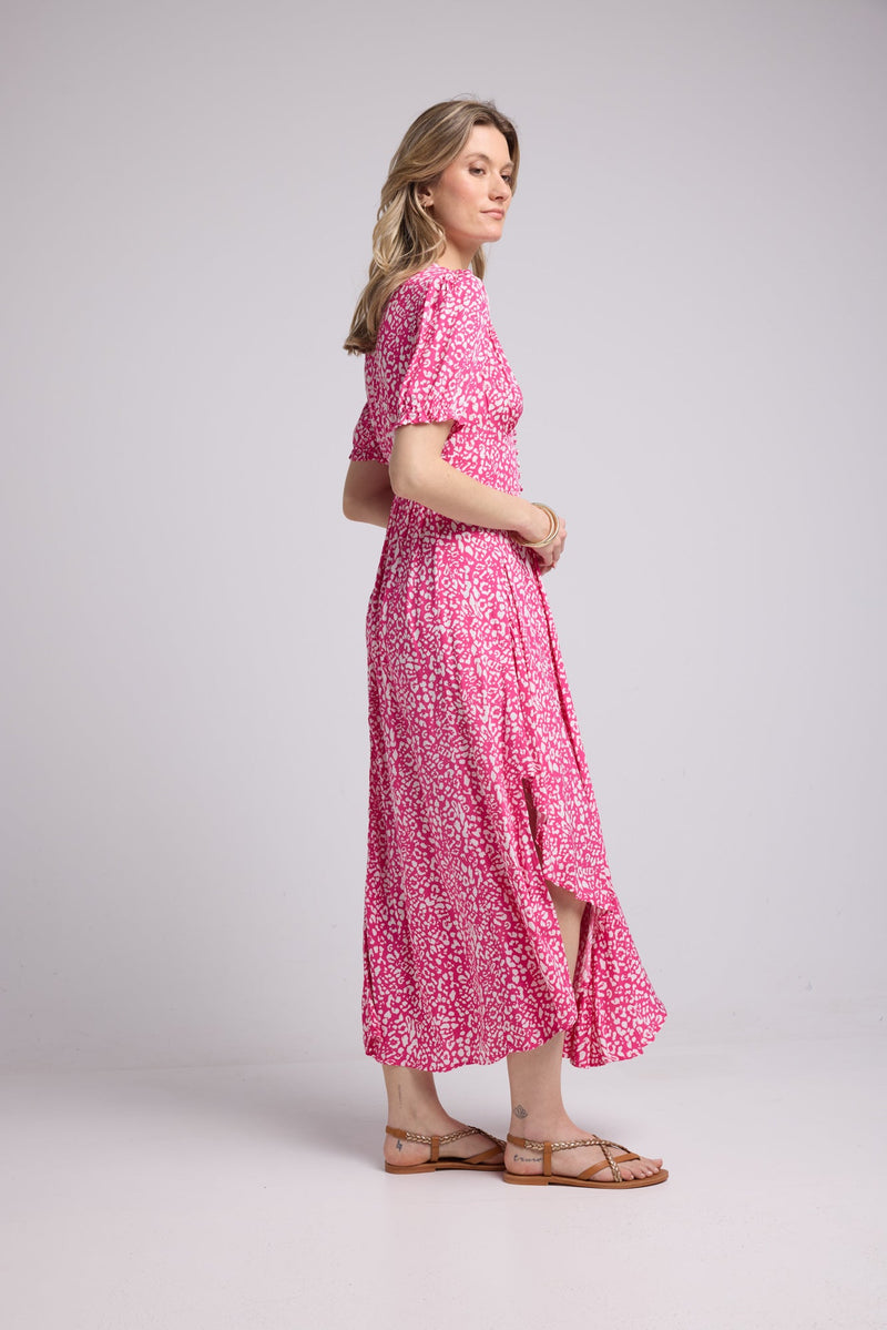 ROBE 62279V/1174 LEOPARD ROSE