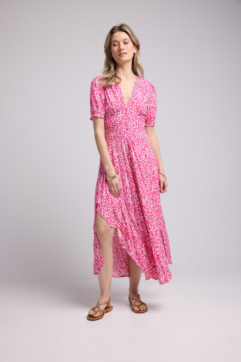 ROBE 62279V/1174 LEOPARD ROSE