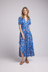 62279V/BLEU FLEURS ROUGE 1107V