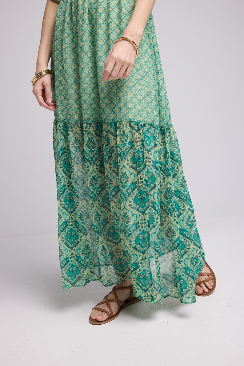 ROBE 62335/BANDANA VERT 1260P