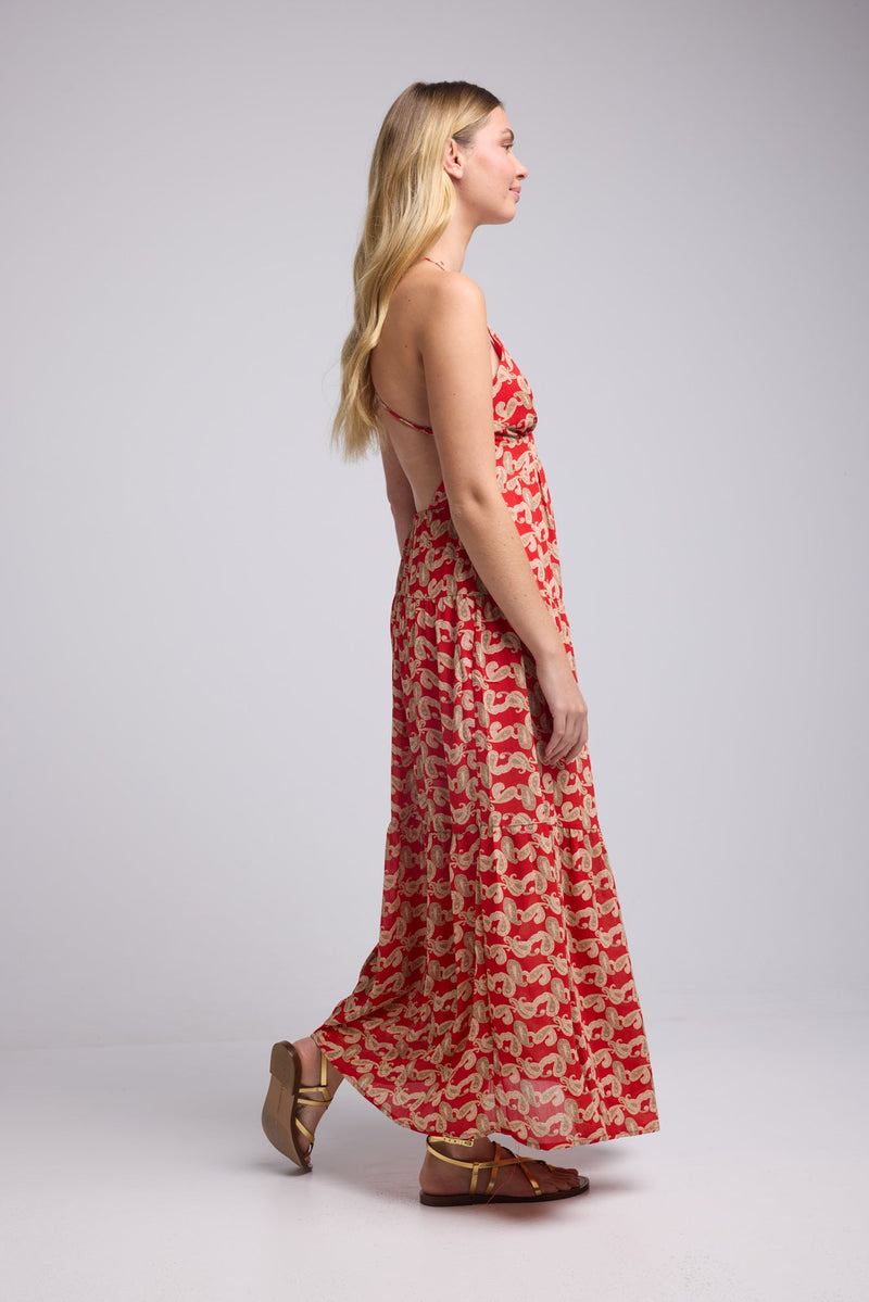 ROBE 62377/1055P ROUGE