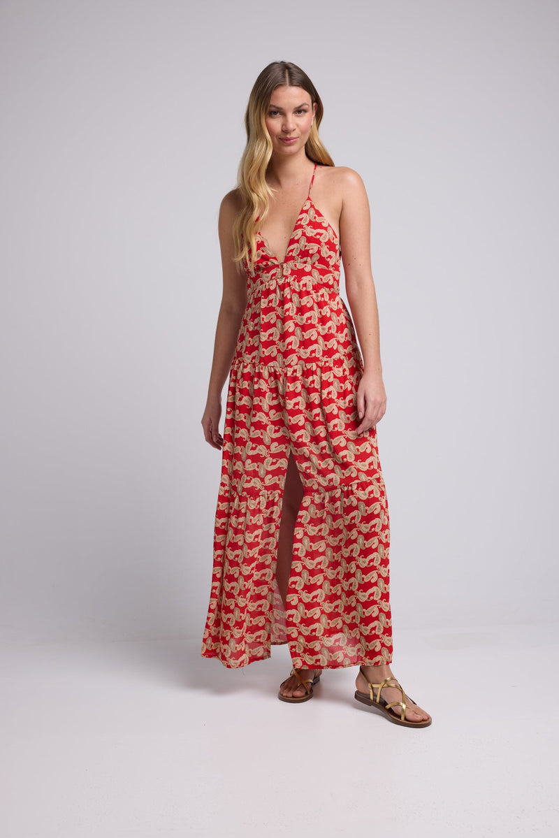 ROBE 62377/1055P ROUGE
