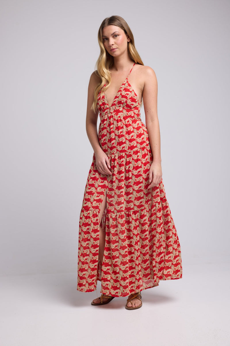 ROBE 62377/1055P ROUGE
