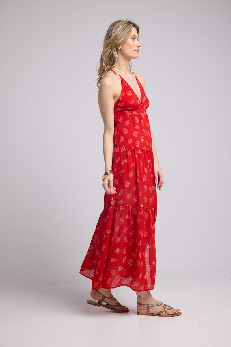 ROBE 62377/1063 BANDANA ROUGE