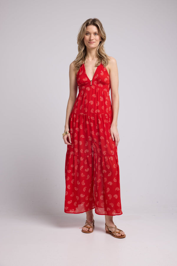 ROBE 62377/1063 BANDANA ROUGE