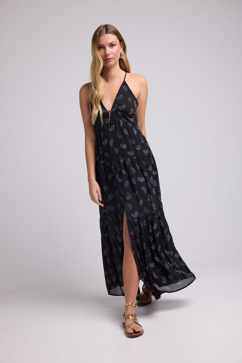 ROBE 62377/1078 BANDANA NOIR
