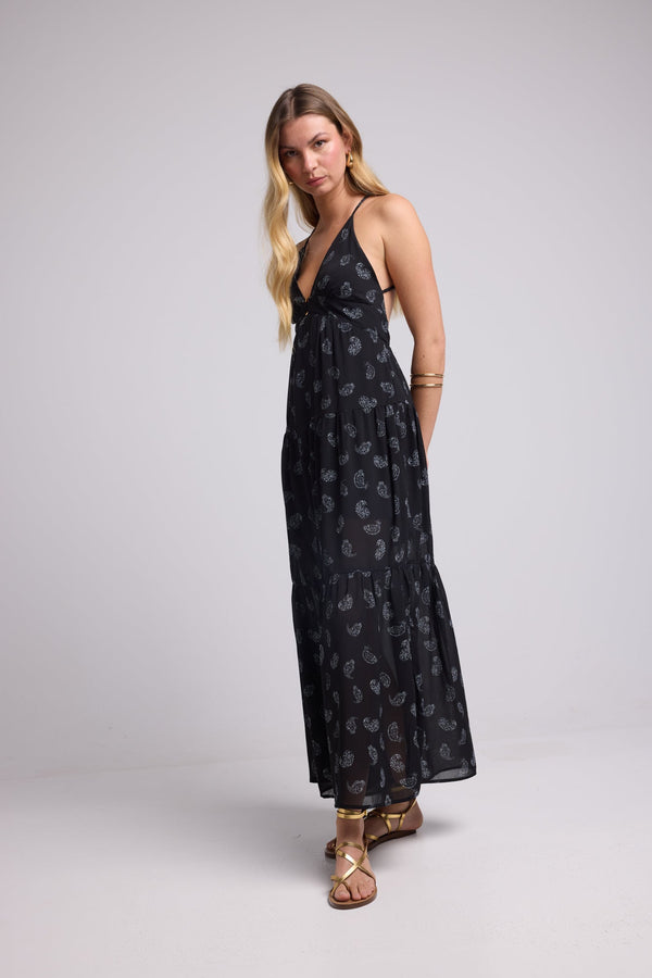 ROBE 62377/1078 BANDANA NOIR