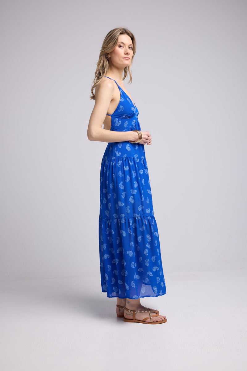 ROBE 62377/1079 BANDANA BLEU