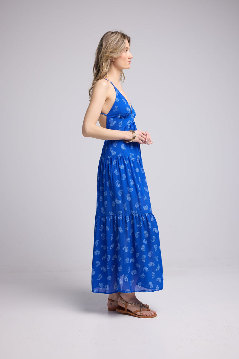 ROBE 62377/1079 BANDANA BLEU
