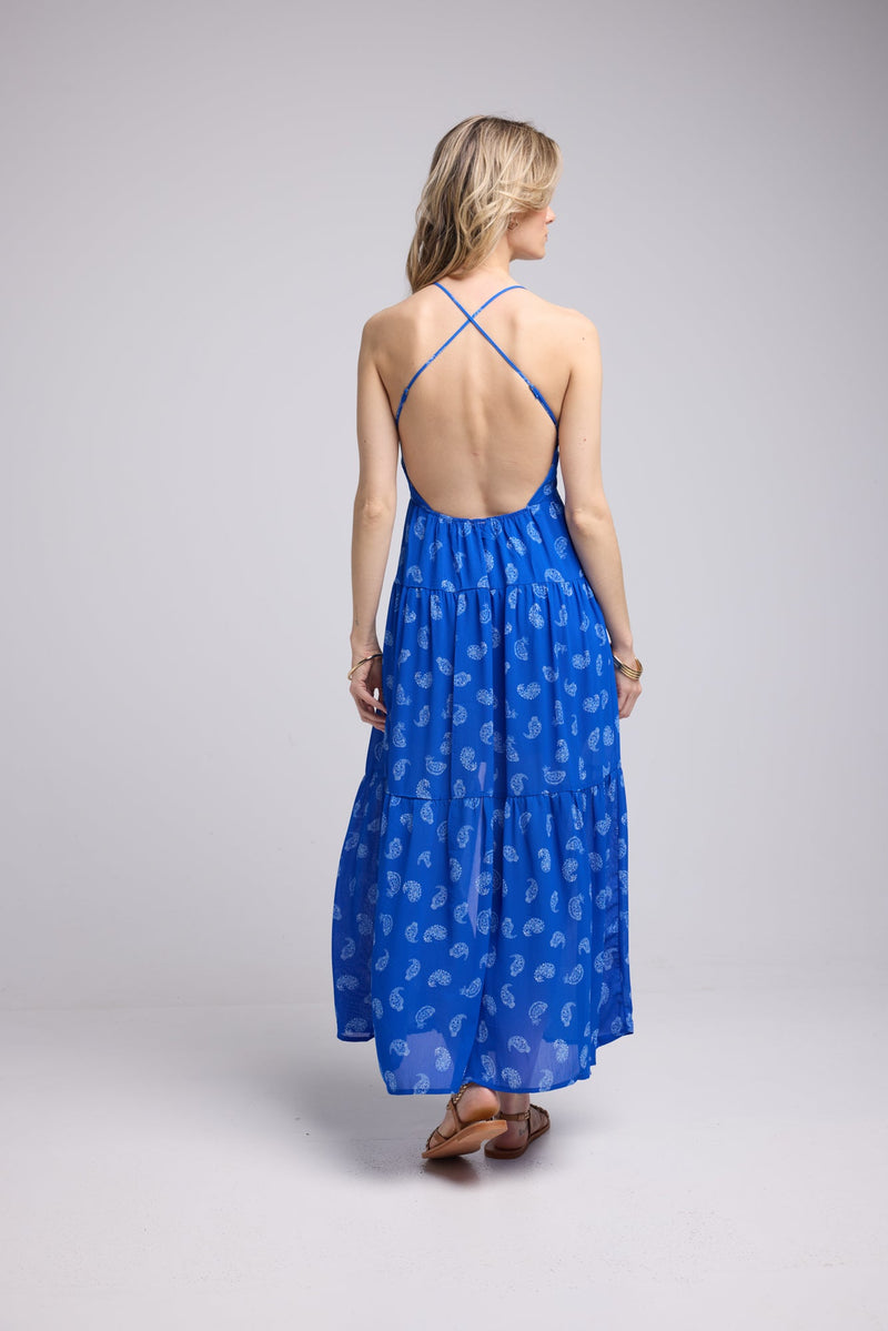 ROBE 62377/1079 BANDANA BLEU