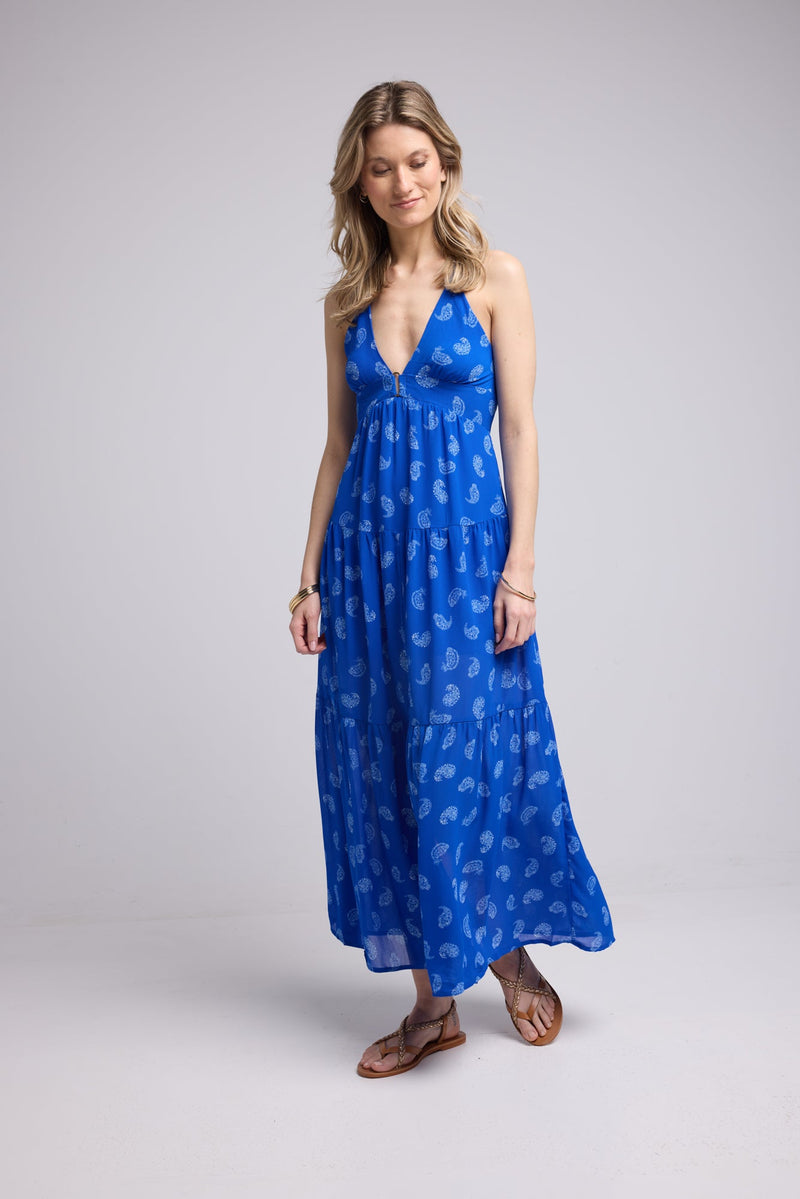 ROBE 62377/1079 BANDANA BLEU