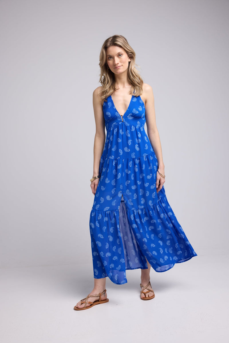 ROBE 62377/1079 BANDANA BLEU