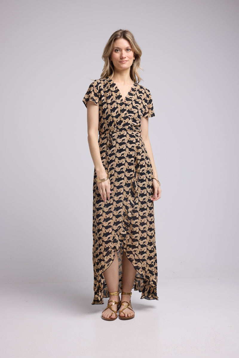 ROBE 62875/1069 CACHEMIRE NOIR