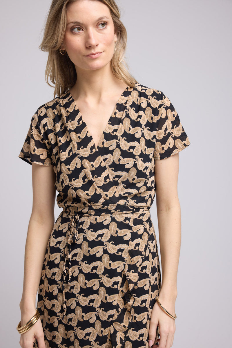 ROBE 62875/1069 CACHEMIRE NOIR