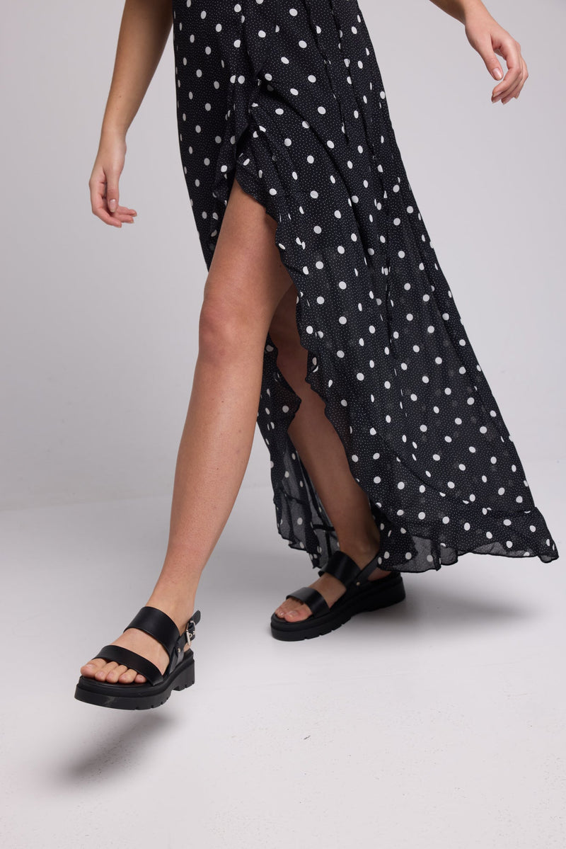 ROBE 62875/1071 POIS NOIR
