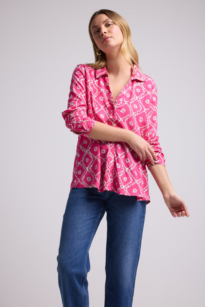 BLOUSE 63255 FUSHIA 1198V