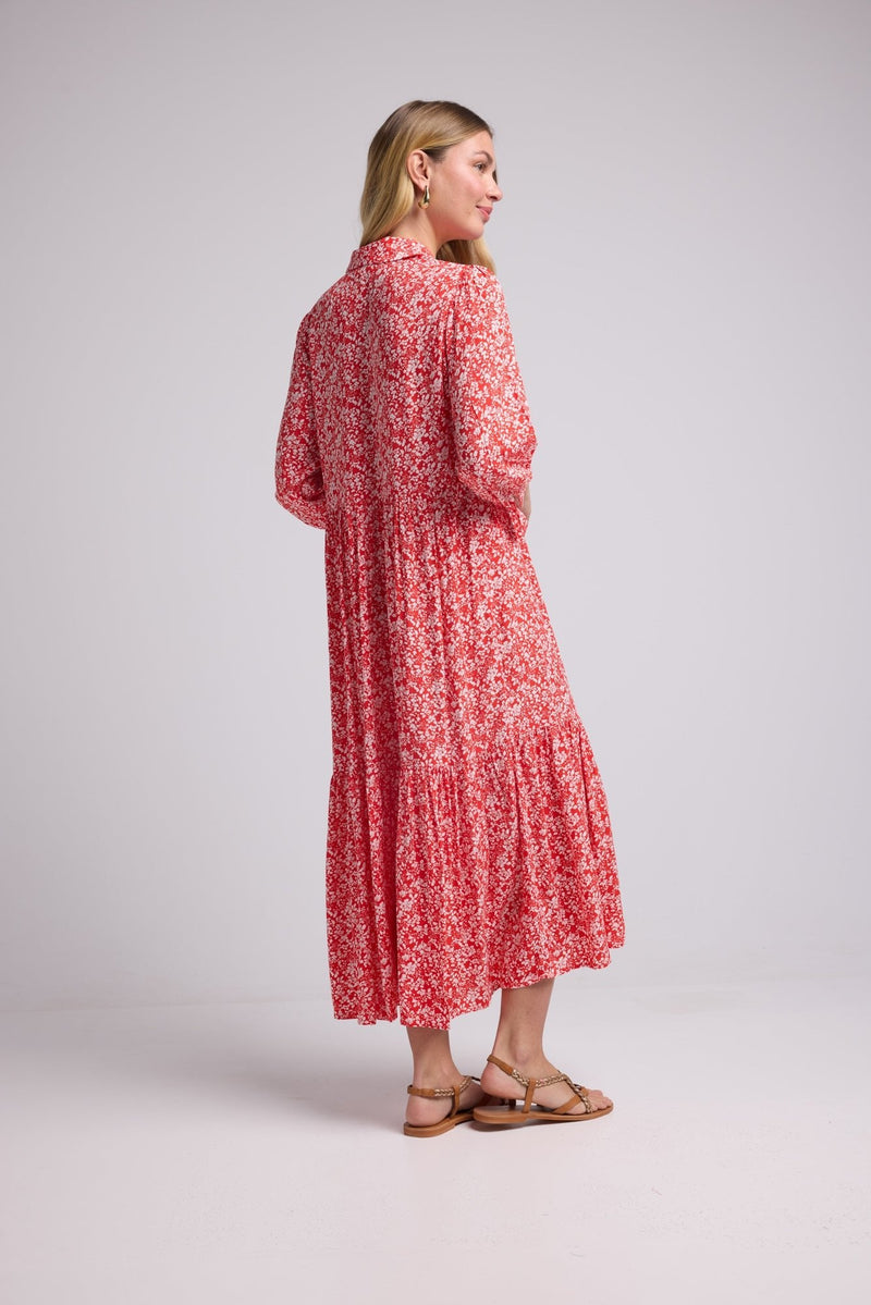ROBE 63348/FLEURS ROUGE 1140V