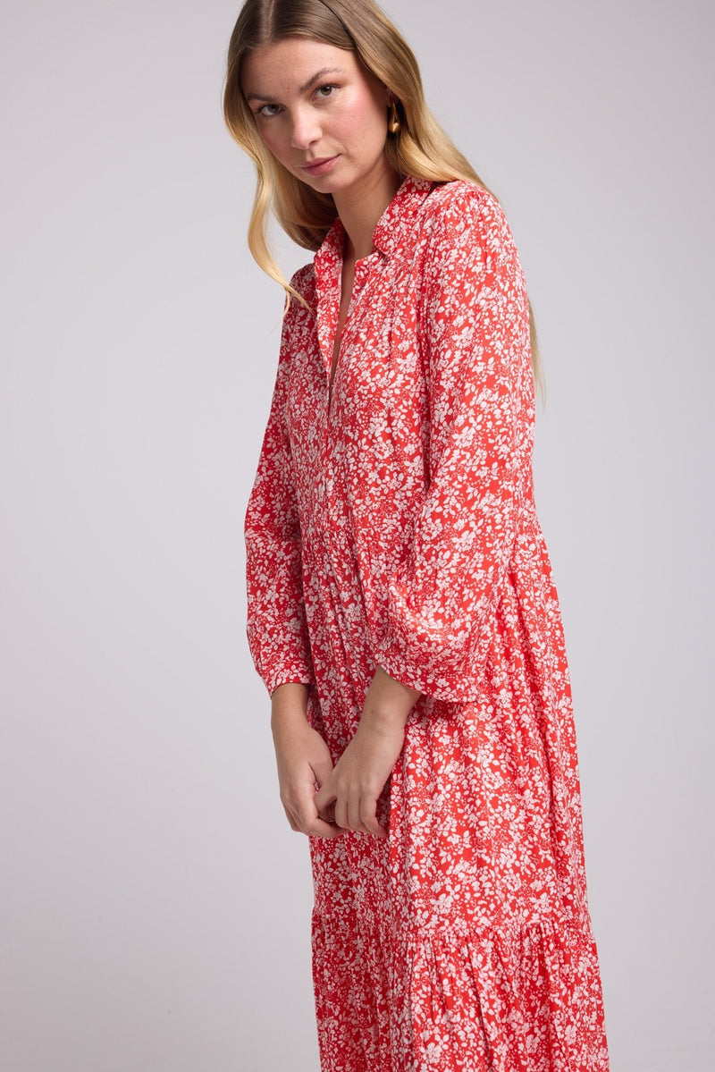 ROBE 63348/FLEURS ROUGE 1140V