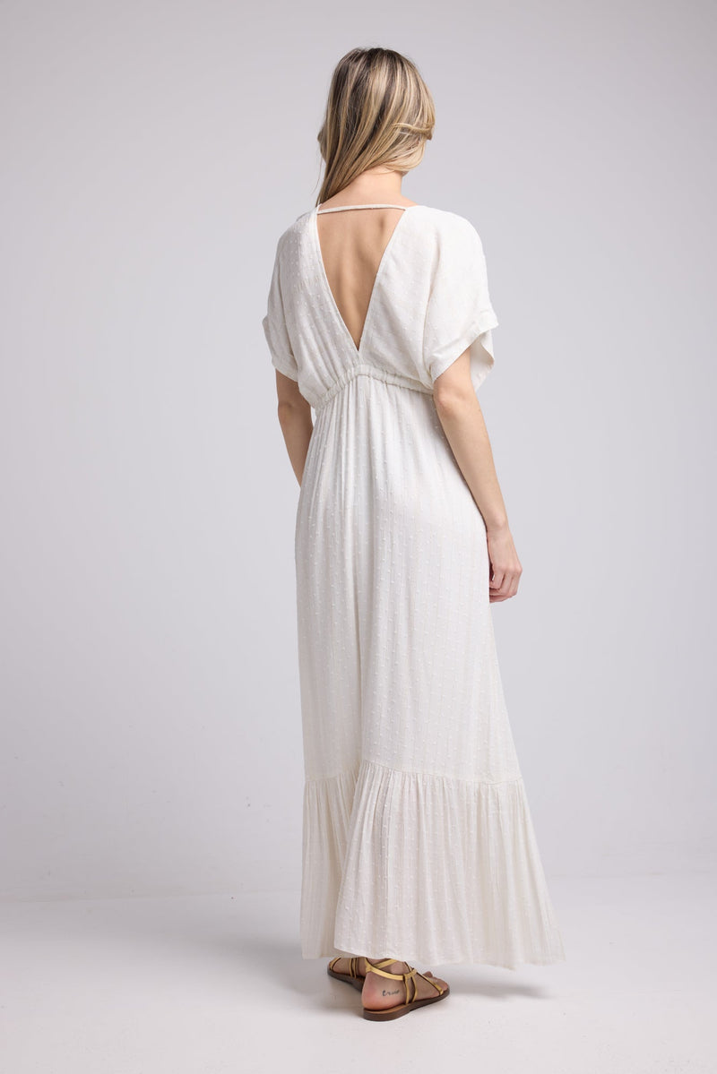ROBE ADELE LONG BLANC