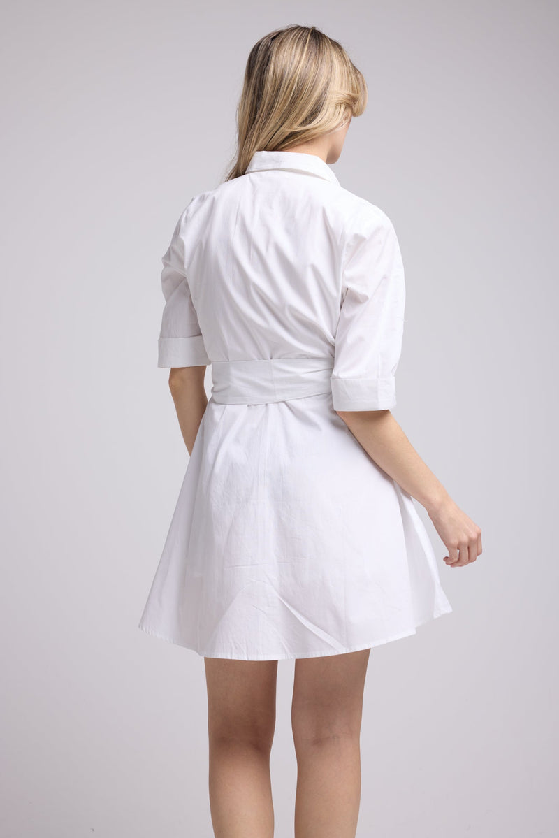 ROBE ALMA/BLANC