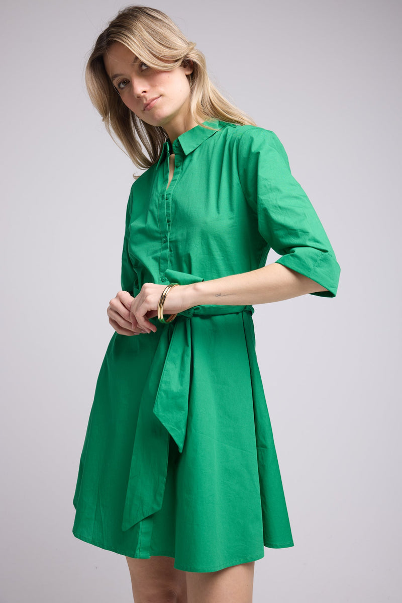 ROBE ALMA BRIGHT GREEN