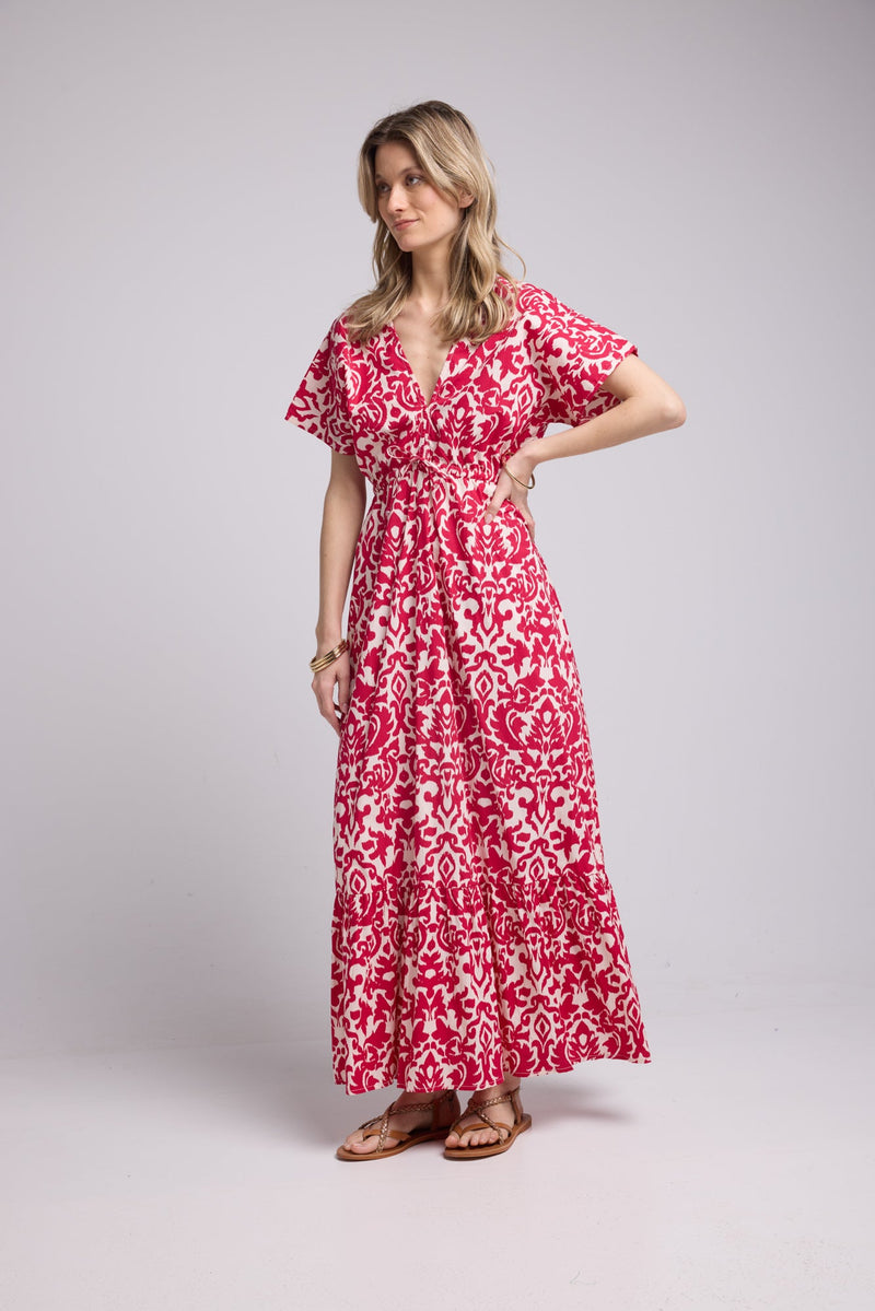 ROBE AVA IMP/ROUGE