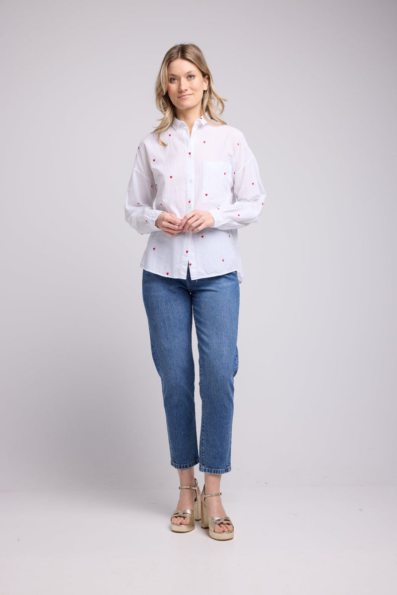 CHEMISE BEGUIN/BLANC