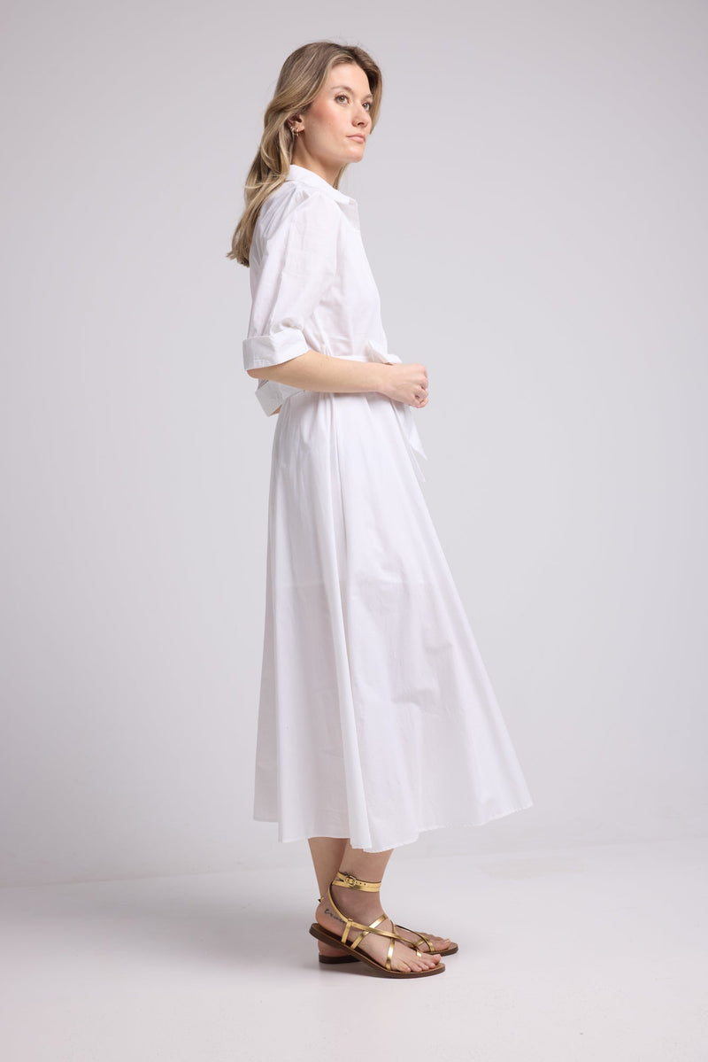 ROBE BIBA LONG WHITE