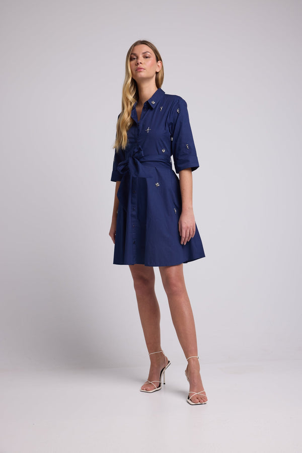 ROBE ELLY/NAVY