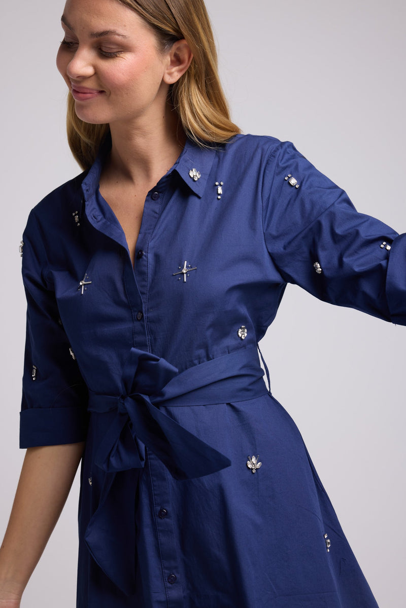 ROBE ELLY/NAVY