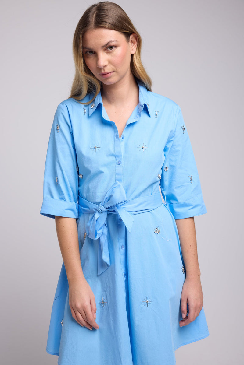 ROBE ELLY/NEW BLUE