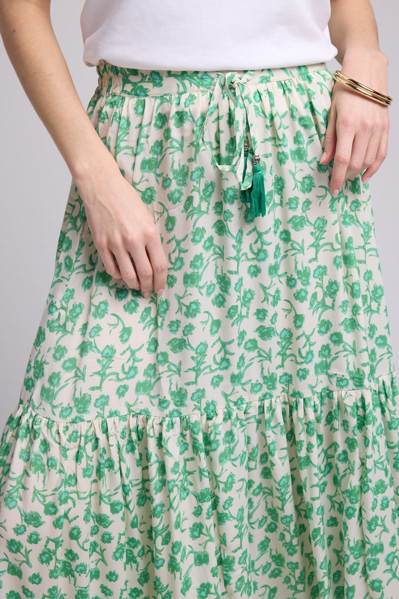 JUPE GITANE GREEN P5007