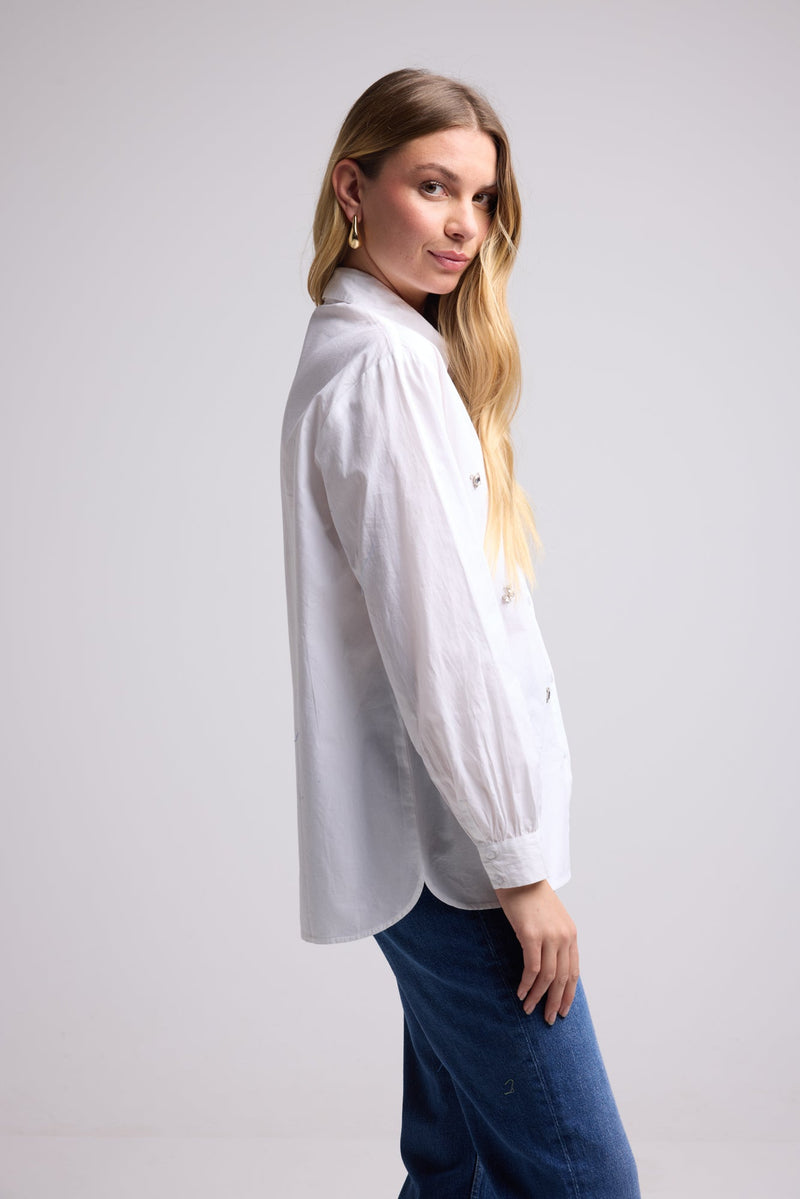 CHEMISE HUGO UNI/BLANC
