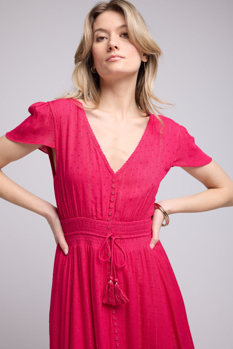 ROBE IRMA FUSHIA