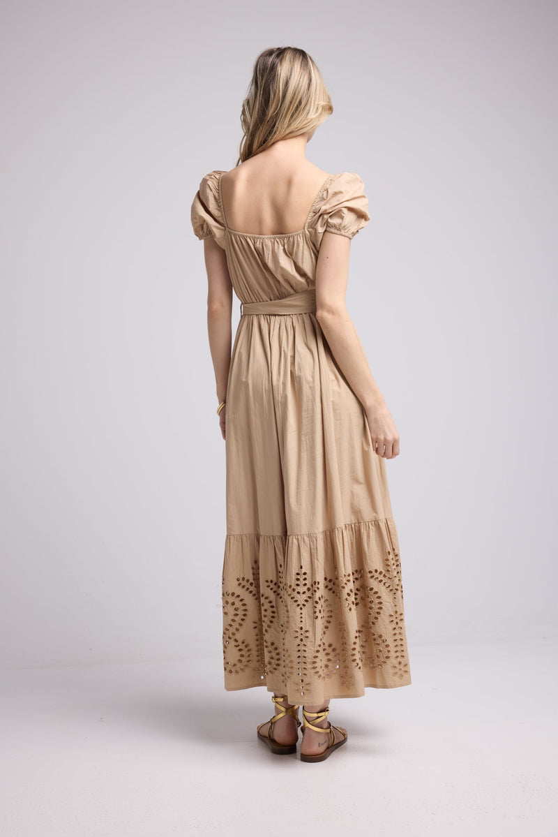 ROBE JULIE LONG/BEIGE