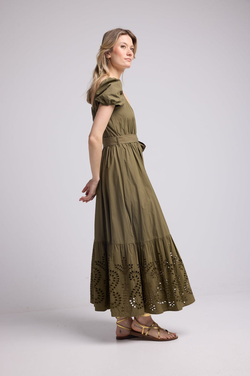 ROBE JULIE LONG/KHAKI
