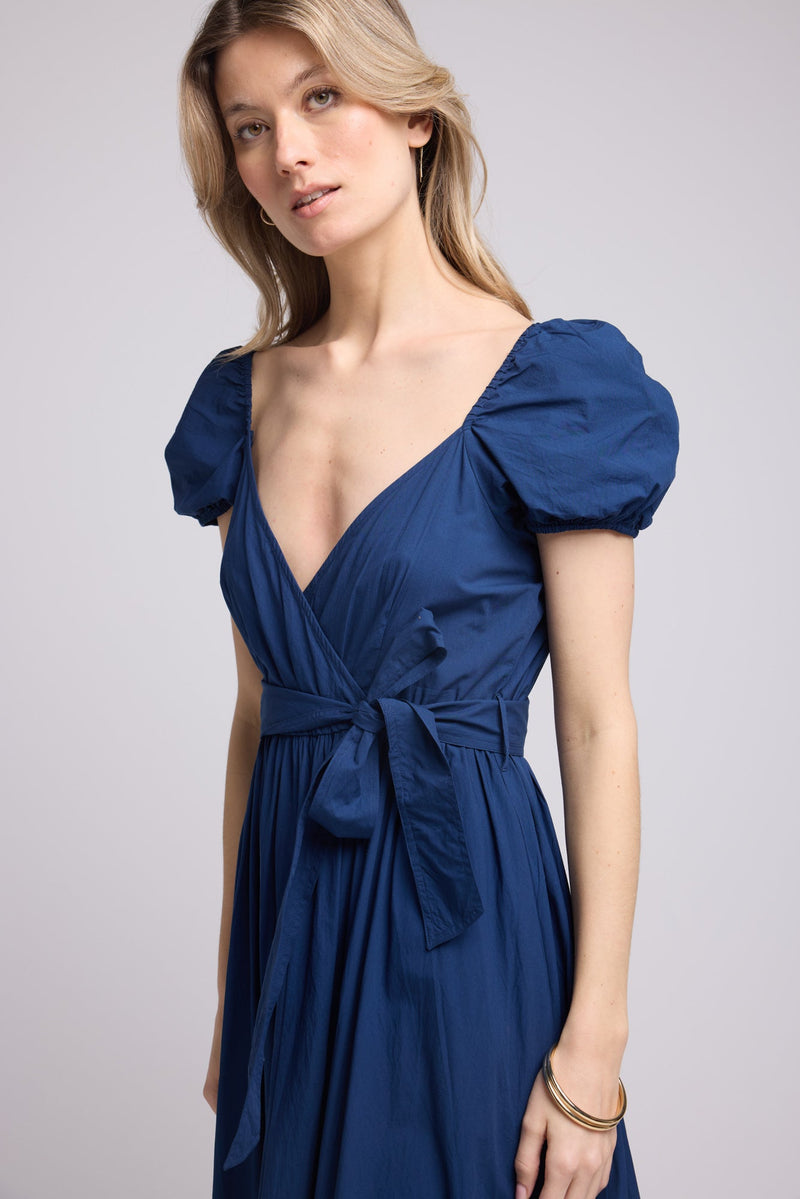 ROBE JULIE LONG/NAVY