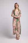LILOU LONG GREEN PRINT