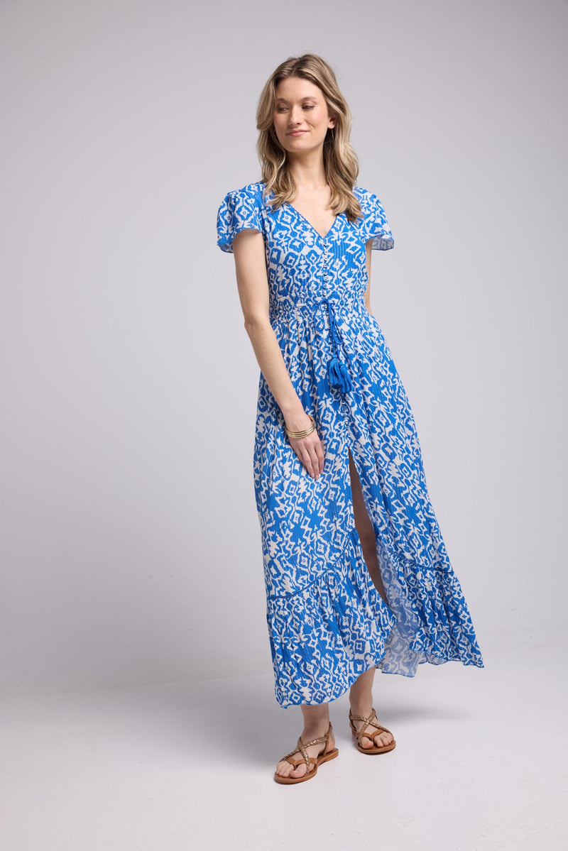 ROBE LORY LONG/BRIGHT BLUE P822