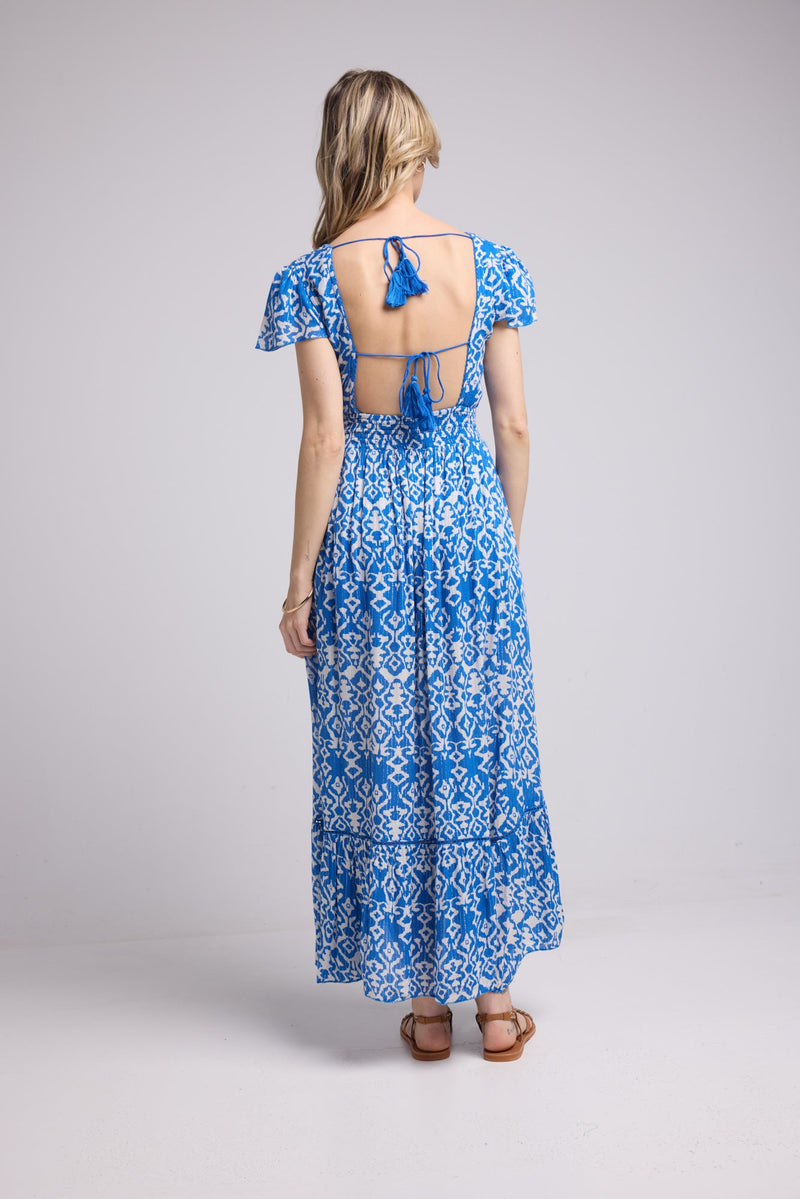 ROBE LORY LONG/BRIGHT BLUE P822