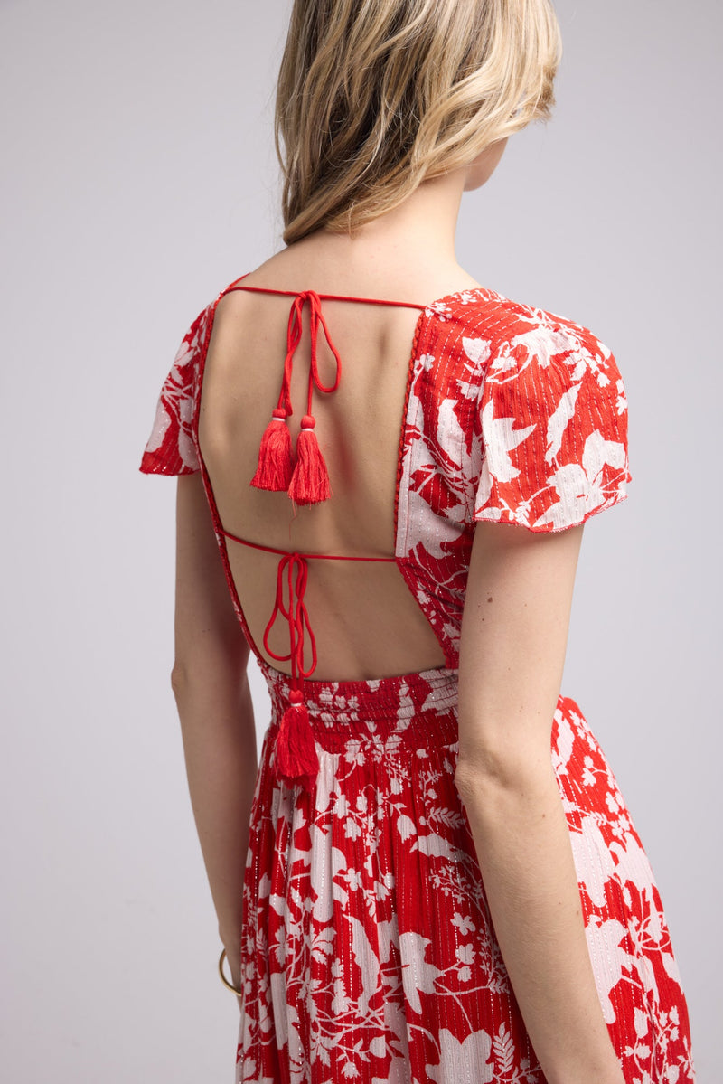 ROBE LORY LONG/RED P816