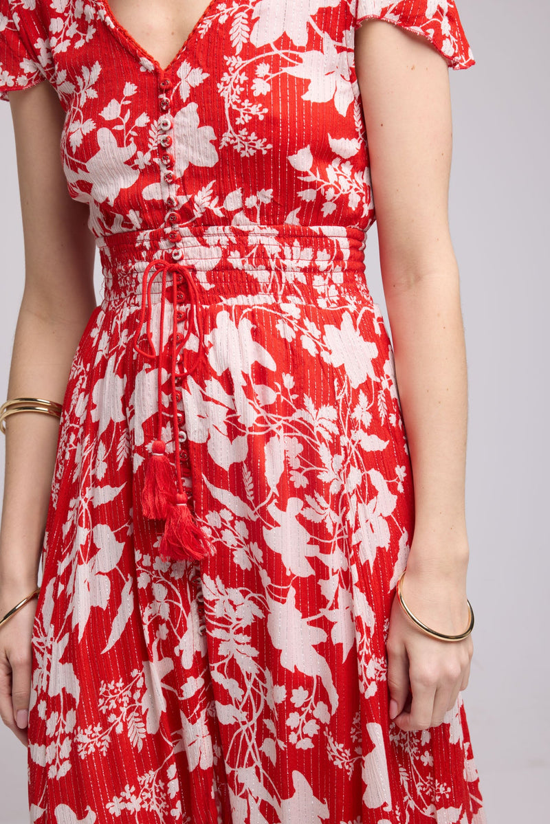 ROBE LORY LONG/RED P816