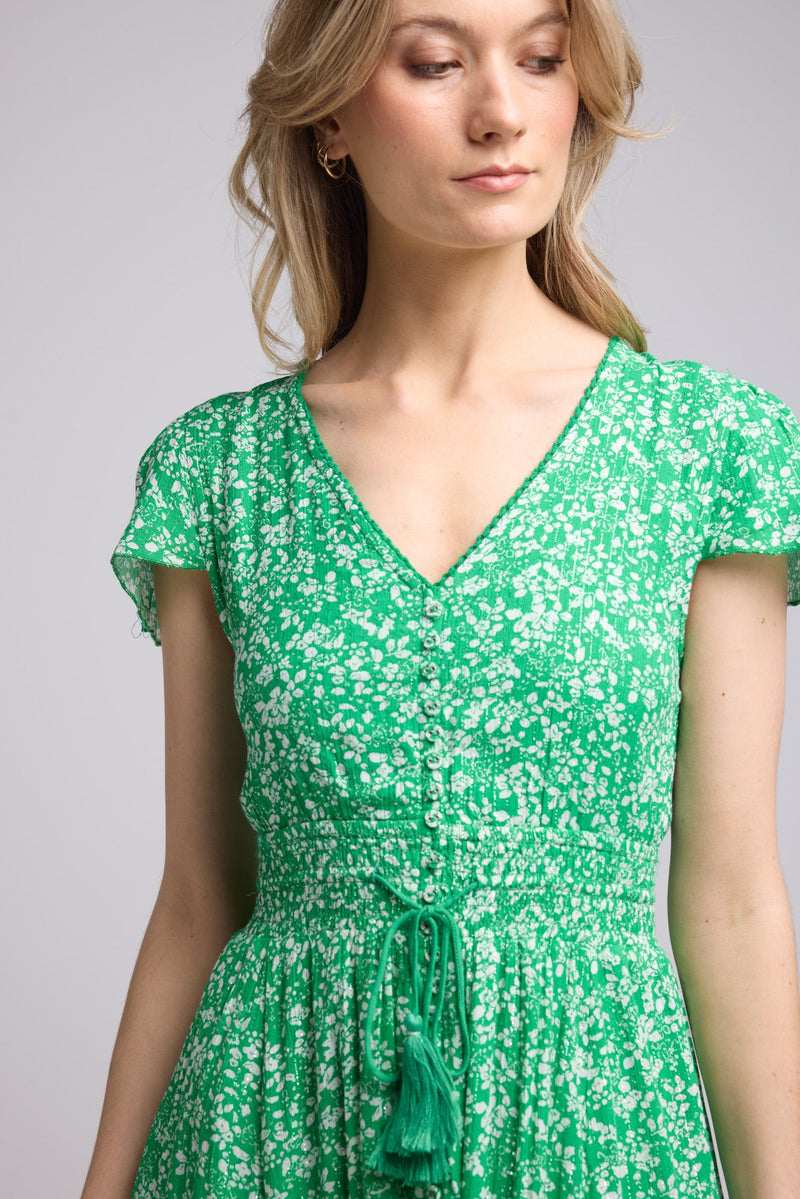 ROBE LORY LONG/VERT P815