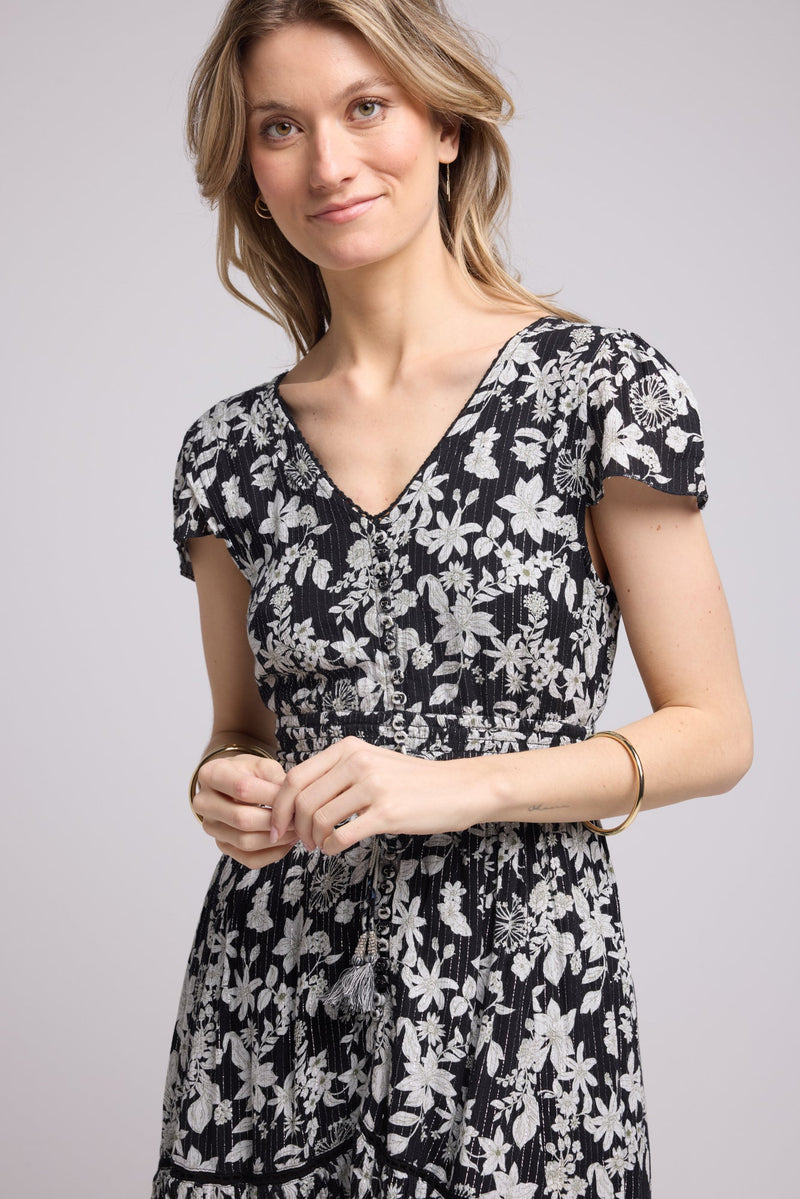 ROBE LORY SHORT/P12 BLACK