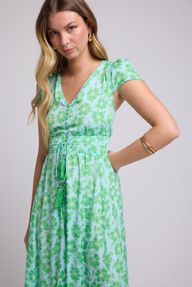 ROBE MILA/BLUE GREEN P 4001