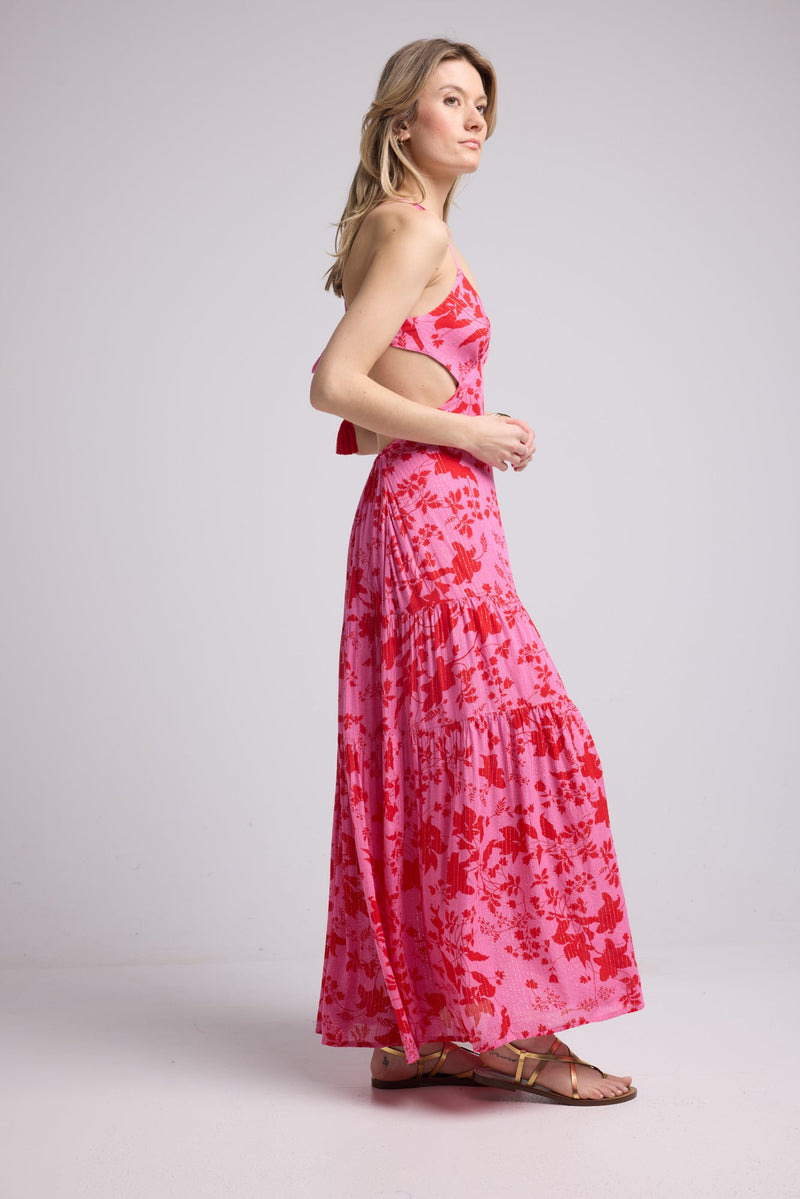 ROBE MIRA P821 ROSE ROUGE