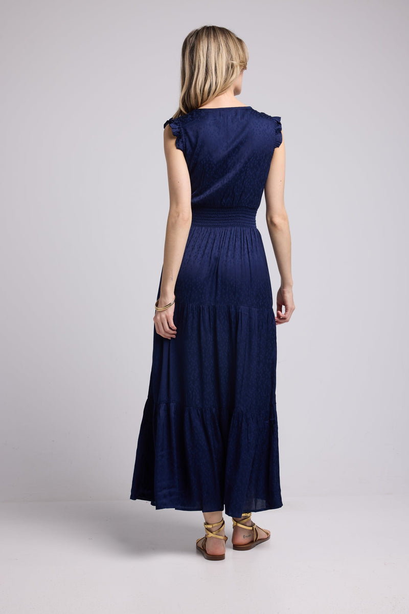 ROBE MOKA LONG NAVY