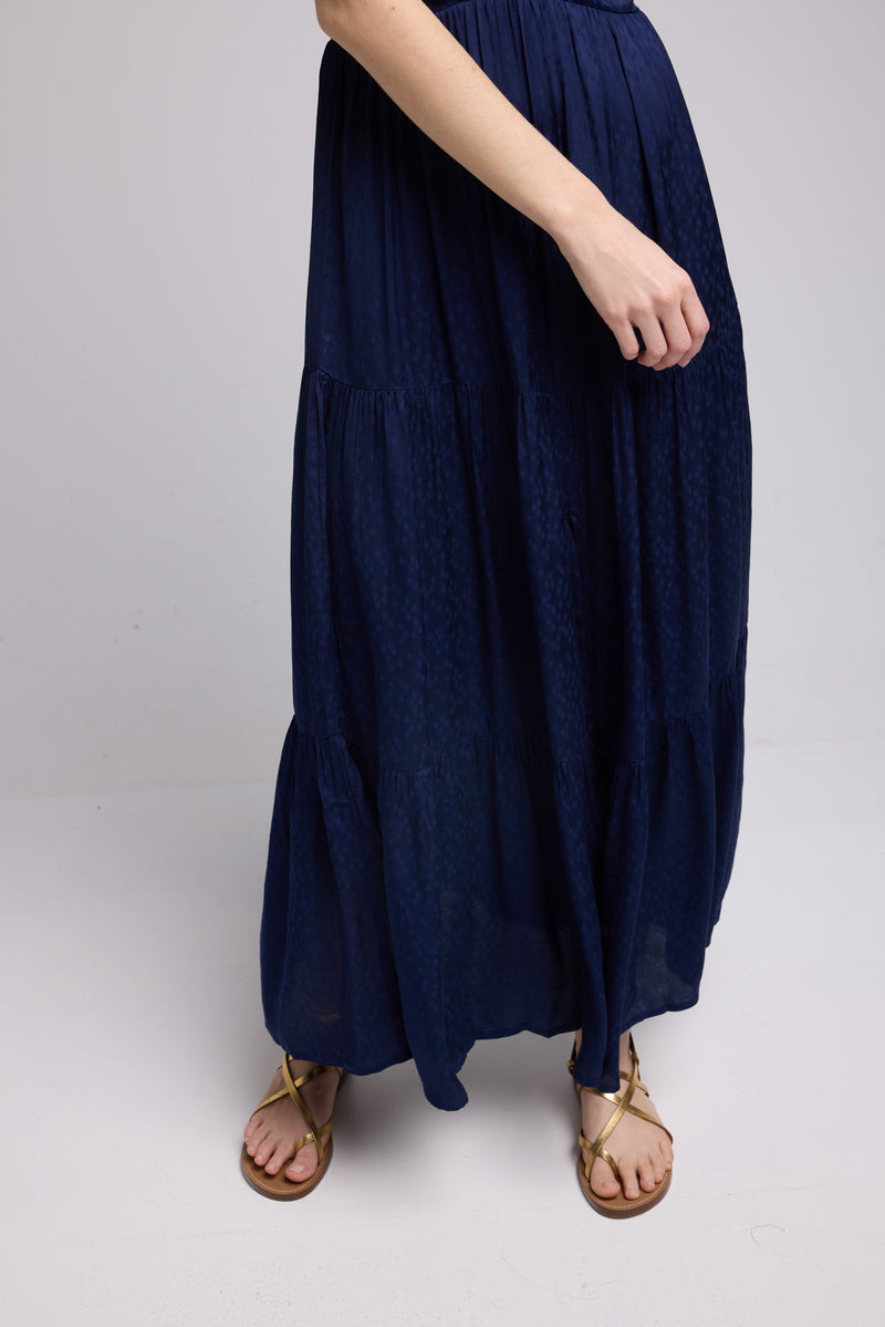 ROBE MOKA LONG NAVY